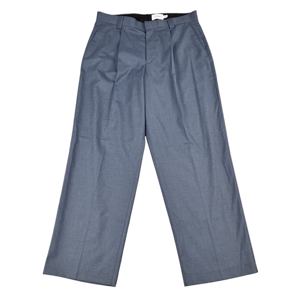 NWOT Topman Pleated Grey Mens Dress‎ Pants Sz 34 x 30